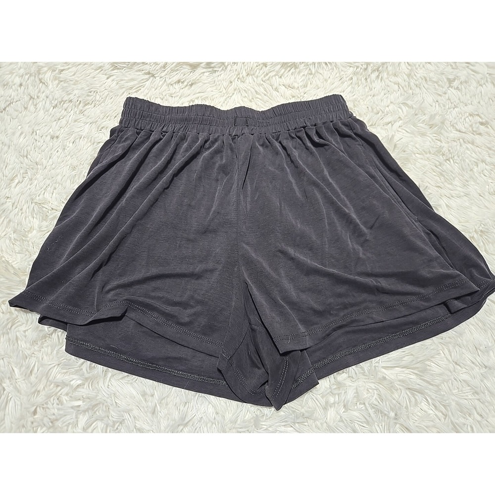 Lush Gray Skort Shorts Skirt Size‎ Medium Active Casual Pockets USA Made